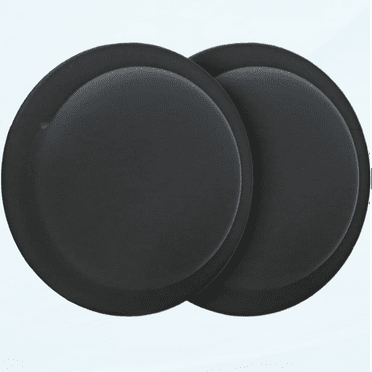 2 Pack Silicone Airtag Cases with Adhesive Mount - Black