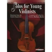 Solos for Young Violinists Violin Piano- Volume 4 Book, Alfred Publishing