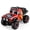 Red, variant on JoyStone 1:8 RC Car for Kids, 4WD Off-Road Monster Truck with Dynamic Eye Lights, Music, LED Headlights, 2 Batteries, 60 Min Playtime, Remote Control Truck for Boys, Blue