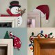 thumbnail image 4 of Decoración navideña 2025 1 pieza de Papá Noel para puerta de Navidad, decoración de esquinas para puerta, bricolaje, costura creativa, decoración del hogar, colgante de Navidad, 4 of 5