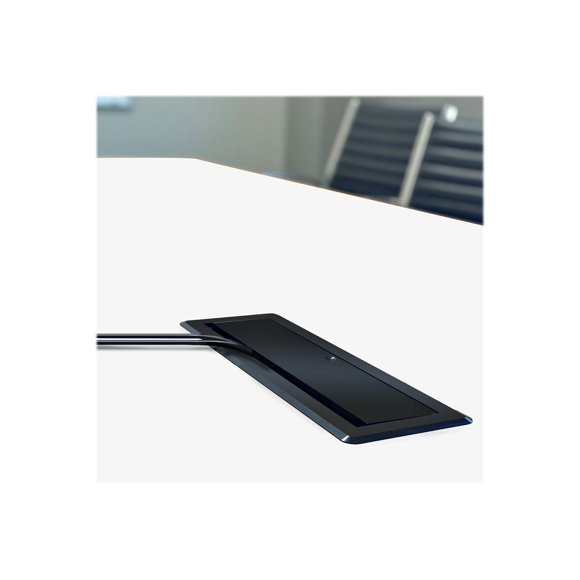 StarTech.com Dual-Module Conference Table Connectivity Box-Customizable - Mounting plate - black