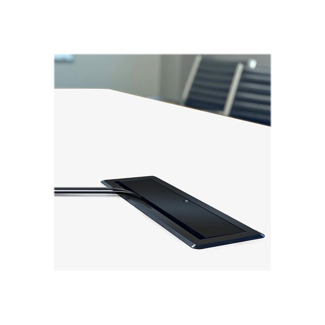 StarTech.com Dual-Module Conference Table Connectivity Box-Customizable - Mounting plate - black