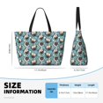 thumbnail image 4 of Disketp PUG HEAD And Flower Bolsa de Playa de Gran Capacidad, Bolso Impermeable y a Prueba de Arena para Mujer, Ideal para Playa, Piscina y Natación, 4 of 7