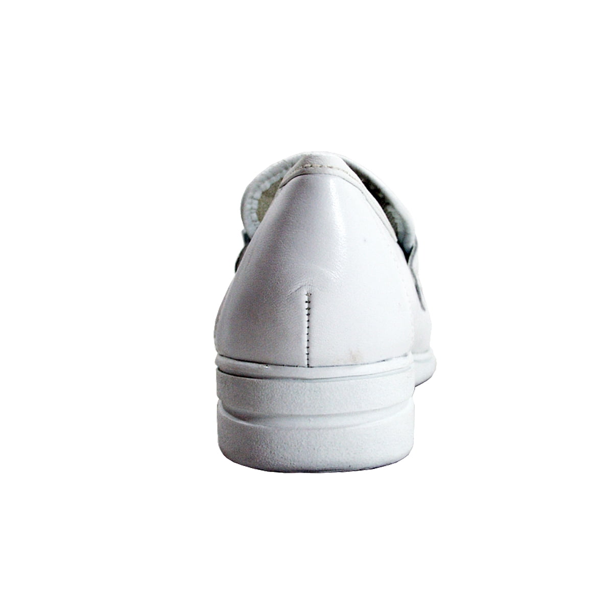 24 HOUR COMFORT Livia Women's Wide Width Leather Shoes WHITE 5