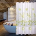 thumbnail image 4 of Cqxid Rideau de Douche à Moins de 5 $ Rideau de Douche en Tissu Imprimé Tissu Épaissi Imperméable Rideau de Douche Feuille de Papillon avec Crochet, 4 of 8