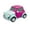 Green, variant on Yellow Cute Fruit Remote Control Car With Four-Way Direction Control, Leaf-Shaped Remote, Drop-Resistant Plastic And Led Headlights For Indoor And Outdoor Play 7.08X4.80X3.34In 0.81Lb