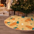 thumbnail image 6 of KLL Love Carrot Christmas Tree Skirt 30" ,Party Decorations Farmhouse for Christmas Decorations Holiday Party, 6 of 6