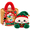 B - 1 pc, variant on Christmas Mystery Plush Dumpling Squishy, Cute Stuffed Dumpling Squishy Plush Fidget Toy, Collectible Stress Relief Gift with Simulated Steamer & Fuzzy Handle,Christmas Stocking Stuffers, Home Decor