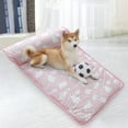 thumbnail image 3 of Dog Cooling Mat, Summer Ice Silk Mat for Dogs, Self Cooling Pad for Small Medium Large Dogs Cats, Non-Toxic Breathable Sleep Bed Summer Pet Bed Puppy Ice Blanket for Kennel Sofa Bed Floor, 3 of 6