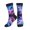 3 Black, variant on Women's Men's Outer Space Galaxy Colorful Novelty Pattern Crew Athletic Socks