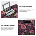 thumbnail image 5 of Balery Luggage Cover Rose Mix Leopard 2 Print Suitcase Covers for Luggage Elastic Washable Suitcase Protector Fits 18-32 Inch Luggage-Small, 5 of 9