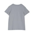 thumbnail image 4 of Sakmal Childrens Clothes Cotton Gray 3-7y Floral Crew Neck Short Sleeve Daily Life Big Kids Tops, 4 of 5