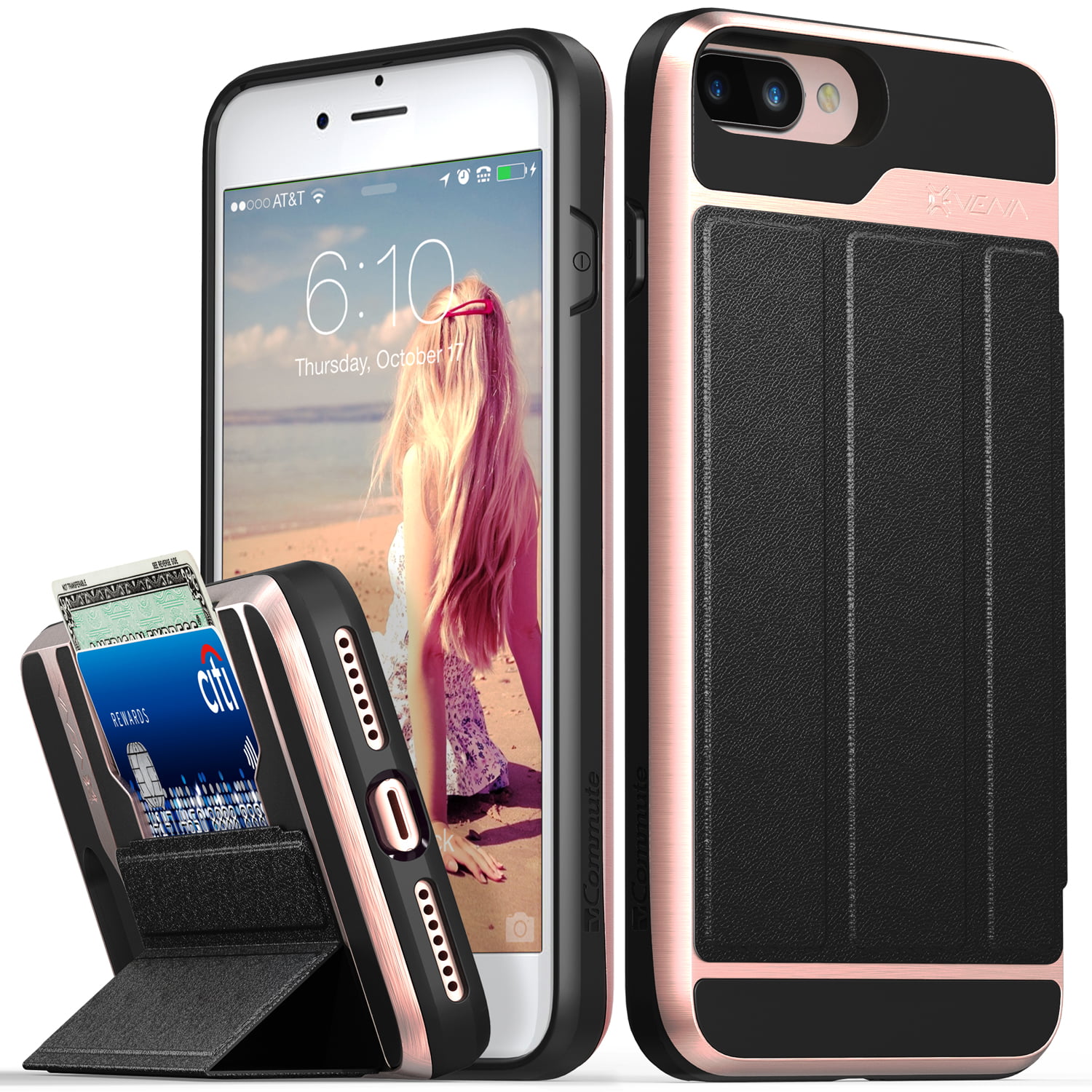 iphone 8 plus wallet case, iphone 7 plus wallet case, vena