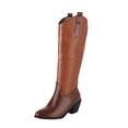 thumbnail image 1 of Awdenio Autumn And Winter Warm Thick-heeled Women's Boots, 1 of 9