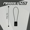 thumbnail image 2 of MELIVO Bike Lock,15.75" Bicycle Lock,Cable Bicycle Lock Kids Bike Lock,Black, 2 of 7
