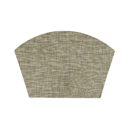 

Fan-shaped Non-slip Western Placemat Restaurant PVC Heat Resistant Table Mat