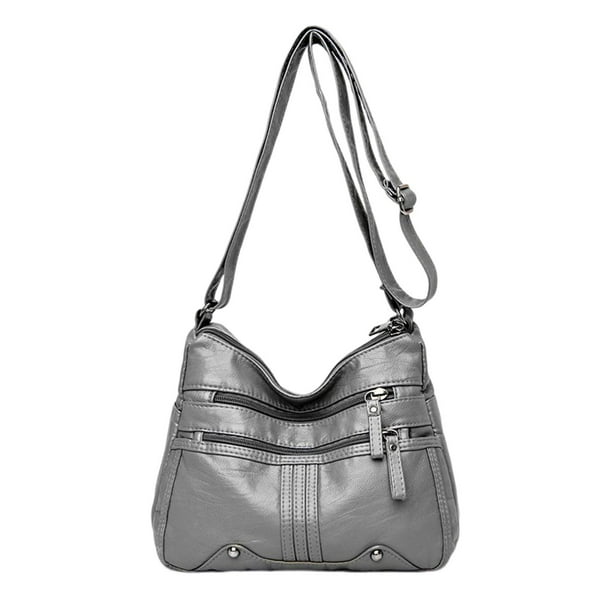 Gray shoulder purse hotsell