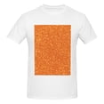 thumbnail image 4 of Bingfone Orange Glitter Men'S Loose Fit Short-Sleeve Pocket T-Shirt, 4 of 7