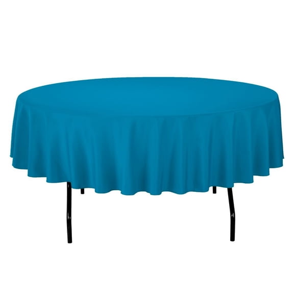 Gee Di Moda Nappe - Nappes Rondes de 90 Pouces pour Nappe Circulaire en Polyester Lavable des Caraïbes - Idéal pour Buffet, Fêtes, Souper des Fêtes et Plus