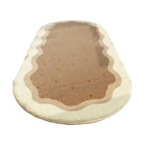 Area Rug for Bedroom 16x48 Inch Plush Shag Rug Velvet Soft Bedroom Carpet - Non-Slip Faux Wool Area Rugs, Machine Washable Runner for Room, Dorm, Modern Home Decor​