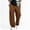 Brown, variant on GINGTTO Men's Casual Pants, Corduroy Wide Leg Trousers, Loose Fit Soft Comfortable Straight Pants for Daily Outdoor Wear