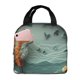 thumbnail image 1 of Easygdp Paper Fox Crow Fantasy Bolsa Térmica Premium - Tela Oxford Impermeable, Gran Capacidad, Bolsillo Frontal, Unisex para Trabajo, Escuela, Actividades al Aire Libre y Picnics, 1 of 7