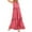 Pink, variant on Womens Dresses Summer Sleeveless Long Solid Color Loose Halter Neck Ruffle Maxi Beach Casual Dress Blue M