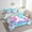 Multicolor, variant on Unicorn 7 Pcs Comforter Set Twin Kawaii Rainbow Bedding Starry Stars Fantasy Horse Sheet Set Bed in A Bag Cute Dreamy Galaxy Magic Room Decor Bed Set