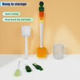 thumbnail image 6 of 5-in-1 Bottle Brush Set(2Pcs Green & Orange), Long Handle Bottle Cleaning Brush Straw Brush Nipple Brush Hard-corner Brush for Sports Water Bottles Caps Mugs Glasswares Tumblers Wine Decanters, 6 of 7