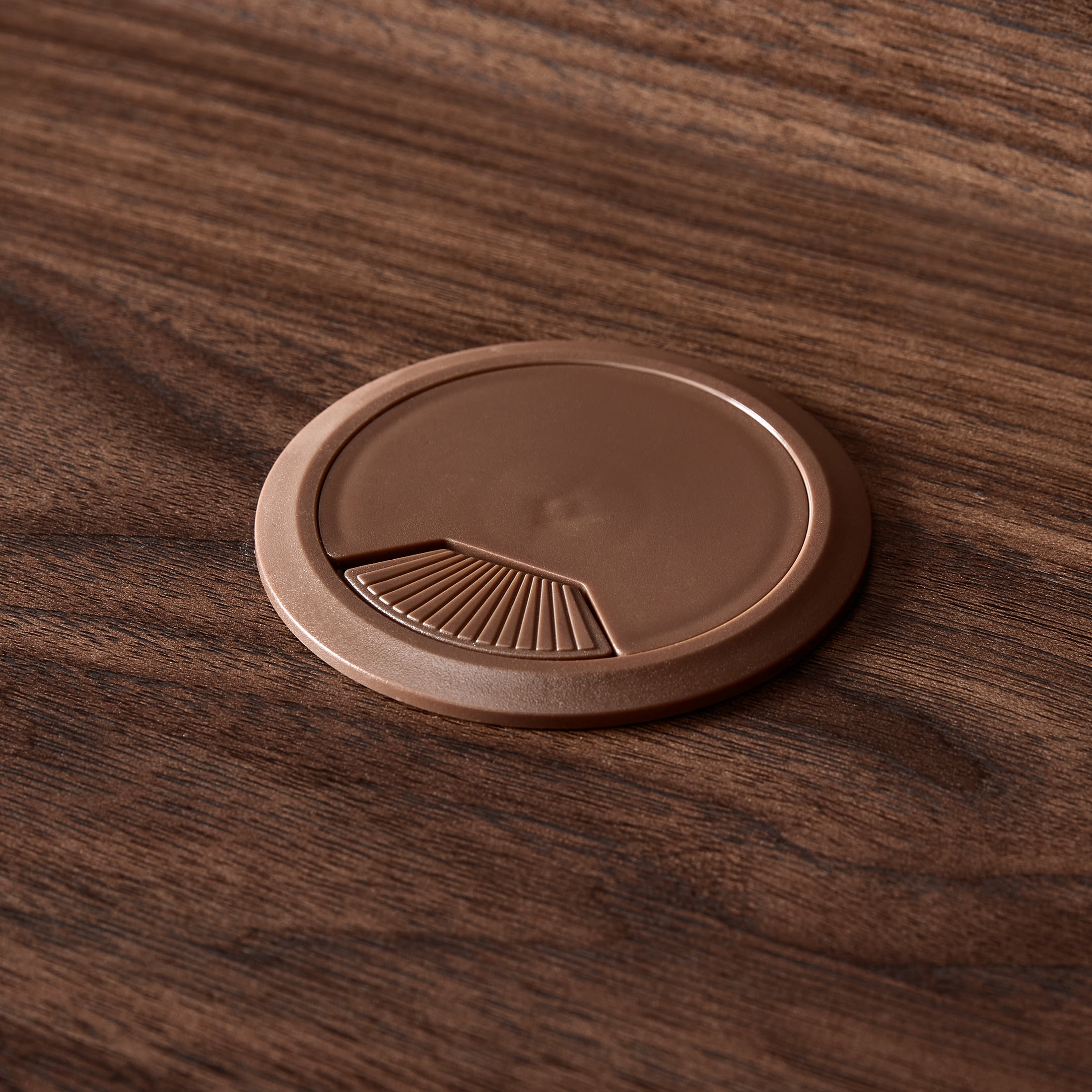 Better Homes & Gardens Ezra Modular L Desk with 6-Cube Storage, Walnut Finish