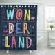 thumbnail image 1 of ABPHQTO Chica eslogan gráfico Summer Wonderland Butterfly Happy Tee Wild Wonder Cortina de ducha de baño 165x180 cm ABPHQTO PKNMT66x72Shower-235, 1 of 2