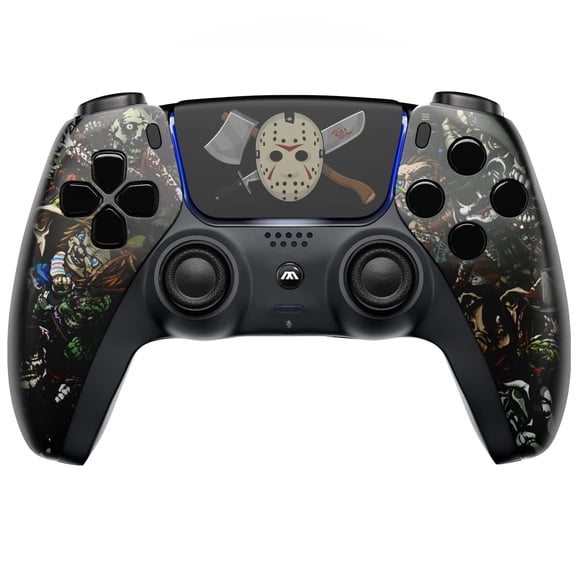 Controlador Inalámbrico MODDEDZONE PS5 Personalizado Fiesta Terrorífica