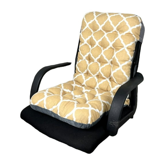 Double Sideds NonSlip High Back Chair Cushions for Indoor and Outdoor Use, Soft Cotton Pad with Tie for Garden or Patioes Chairs 40x80CM