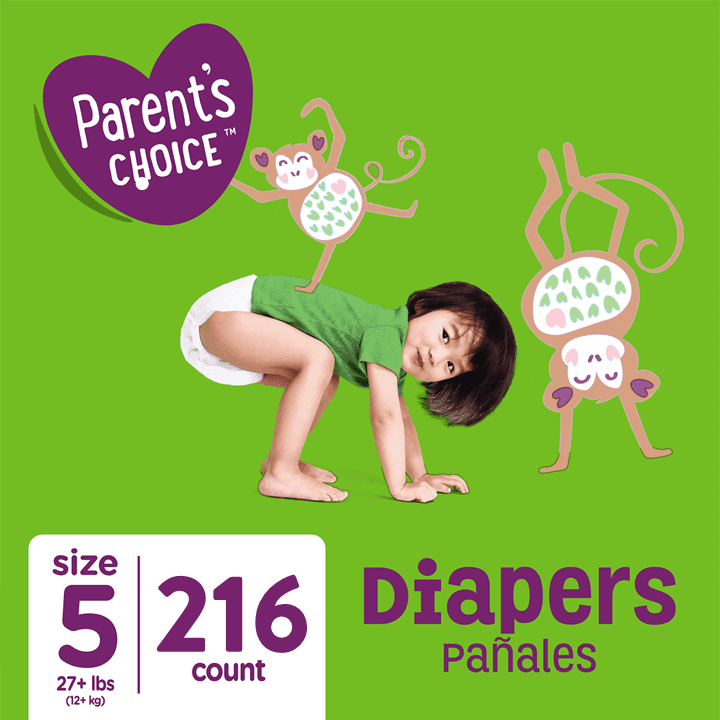 walmart parent's choice diapers size 6