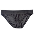 thumbnail image 2 of Aayomet Men's Briefs Breathable Comfortable Mesh Underwear,Black L, 2 of 3