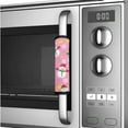 thumbnail image 4 of ZIATUBLES 6 PCS Refrigerator Door Handle Covers Anti-skid Soft Kitchen Appliance Gloves Fridge Dishwasher Oven Handle Sleeve Protector Cozy Home Decor, Ho Snowman Snowflake Candy Cane Pink, 4 of 7
