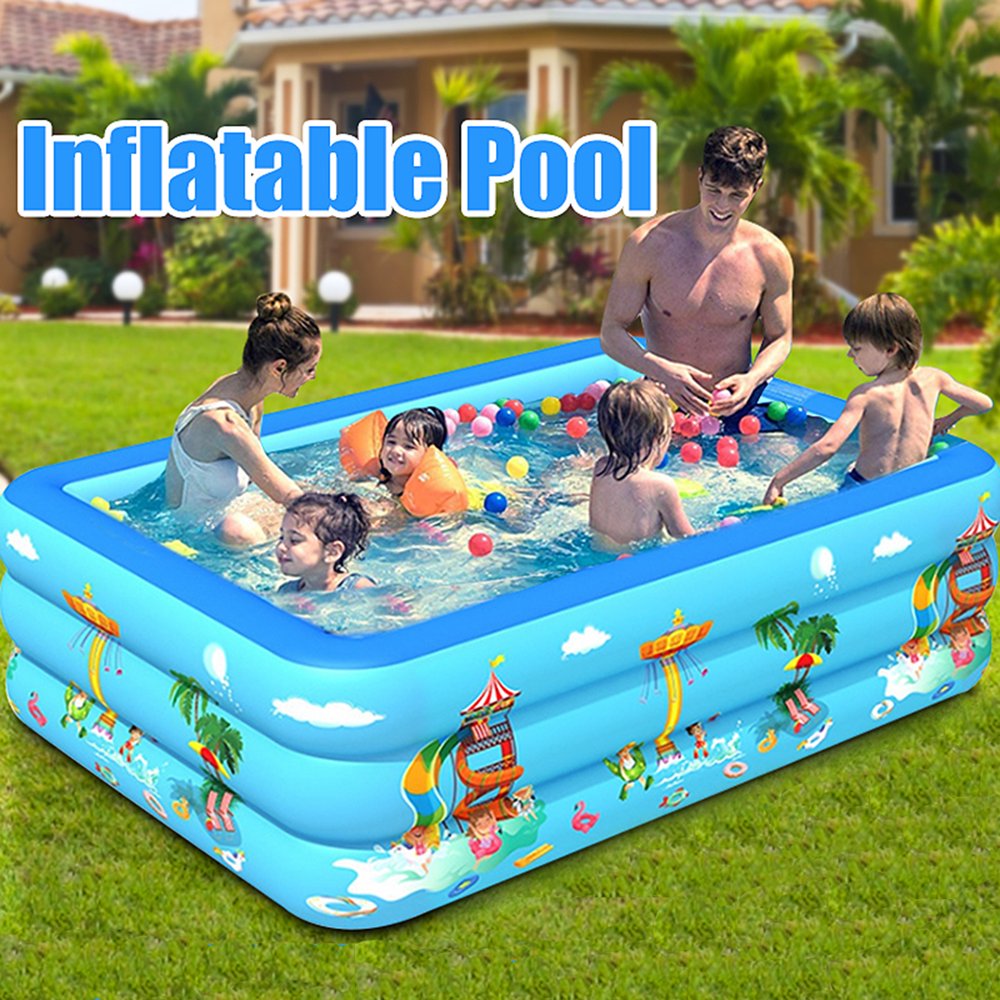 Family Swimming Pool Home Backyard Outdoor Bathing Tub Inflatable