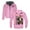 Pink, variant on Reneé Rapp Bite Me Tour 2025 Zipper Hoodie Long Sleeve Streetwear Men Women Jacket Parkas Winter Coat