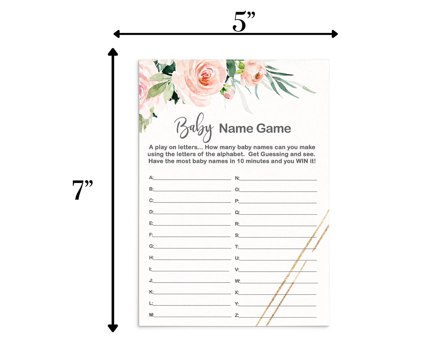 Baby name guessing hot sale game