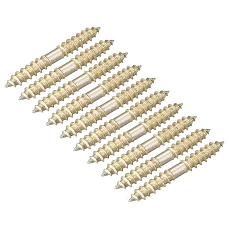 

5x16mm Hanger Bolts 48 Pack Double Ended Self-Tapping Thread Dowel Screws