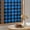 Blue, variant on Rainbow Window Privacy Film Teal Green Ombre Stain Glass Window Film for Glass Door Sticker Static Cling Heat Blocking Modern Abstract Moire Wave Striped Sunroof Decal for Car Home Decor 17.7"x39.3"