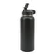 thumbnail image 3 of Botella de agua aislada de 32 oz YUNYI BRAND hervidor deportivo al vacío acero inoxidable 304 Negro, 3 of 8