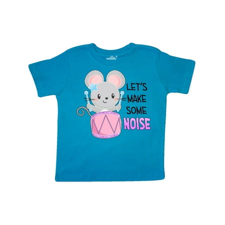 

Inktastic Let s Make Some Noise Cute Mouse Drummer Gift Toddler Boy or Toddler Girl T-Shirt