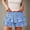 Blue, variant on Skirts for Women Skirt Womens Ruffle Fairy Flowy Floral Striped Gingham Pleated Layered Short Skirt with Stretch Waist Blue S