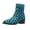 Green, variant on Ikevan Fashion Women'S Chunky Heel Knitted Elastic Boots Children Leopard Print Shoes