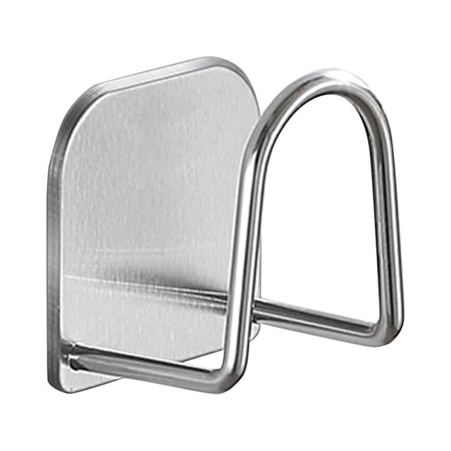 Storage Rack Stainless Steel Bathroom Sponge Holder Wall Steel Storage Rack; Mounted Kitchen Cling Film Shelf, Sponge Holder, Sanding