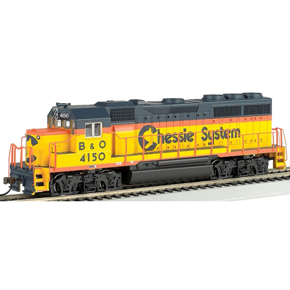Bachmann 63525 HO Chessie System EMD GP40 - Standard DC #4150 - Walmart