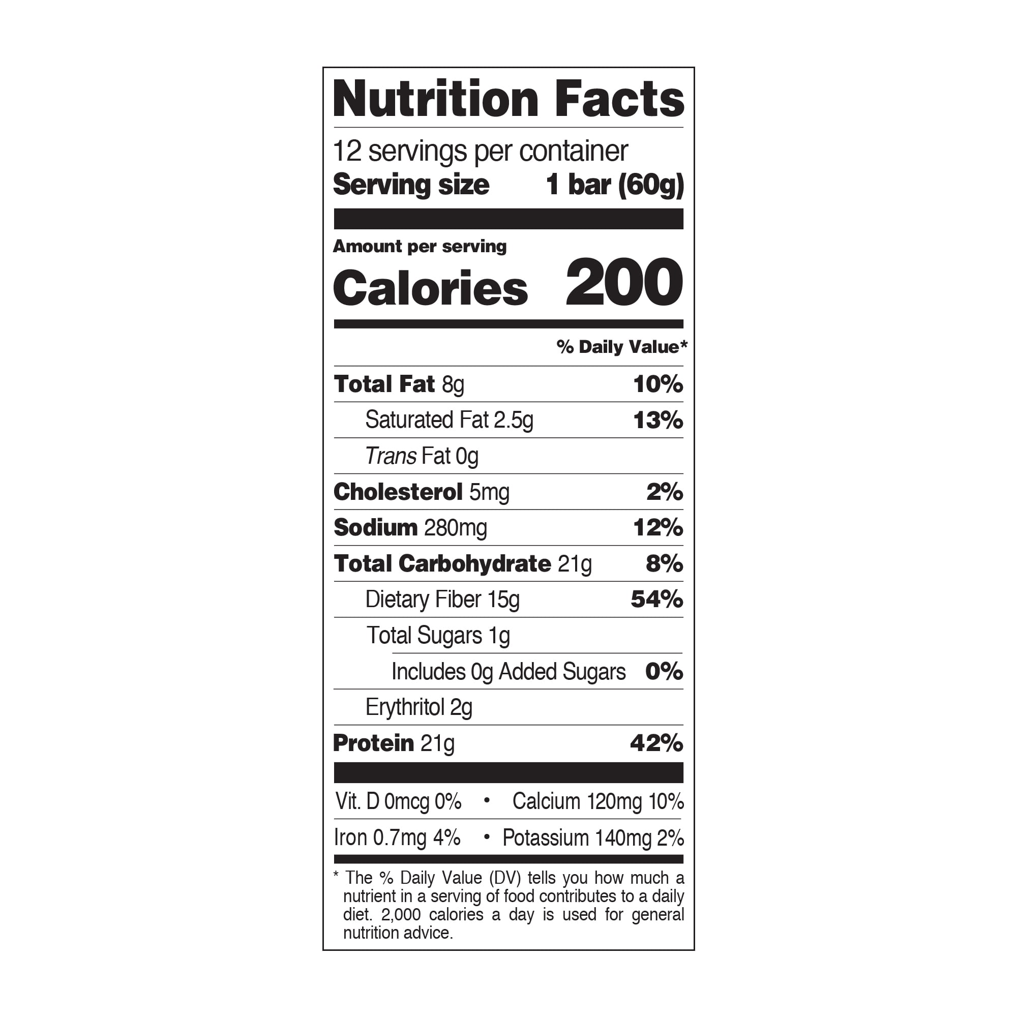Quest Protein Bar, Cookies & Cream, 21g Protein, 12Ct