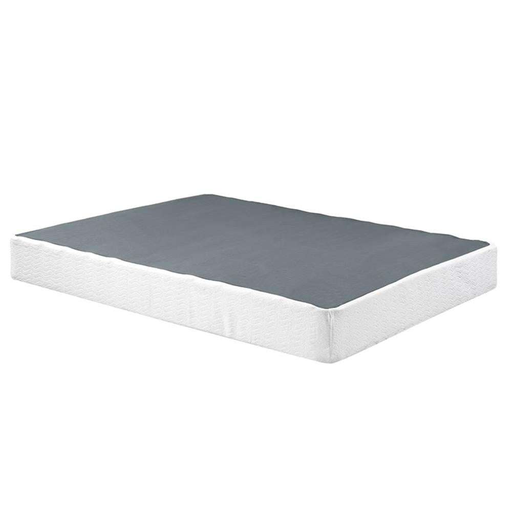 Lexicon Perrin Eastern King Size Mattress Foundation in White