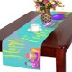 thumbnail image 1 of ABPHQTO Camino de mesa de comedor de cocina con huevos coloridos de feliz Pascua 40x180 cm para cenas, fiestas, eventos, decoración, 1 of 2